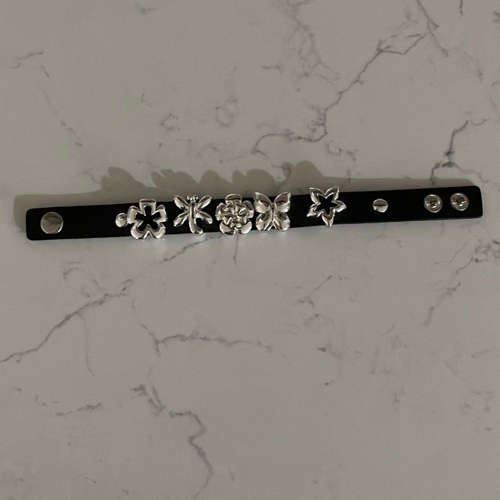 Y2K Super Cute Leather Cuff Bracelet